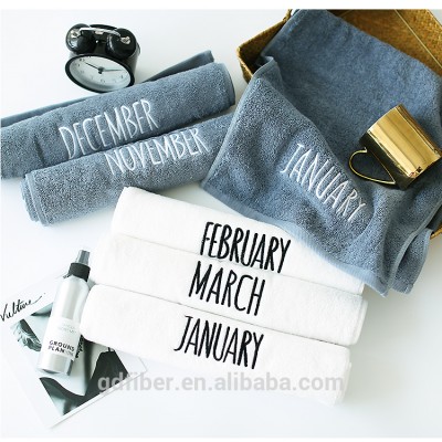 March Expo Selling Trend 2019 New Arrival Custom Microfiber Fabric Absorbent Quick Dry Monthly Milestone Hair Towel