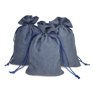 Anti-Tarnish Dust Proof Microfiber/Polyester Drawstring Travel Jewelry Pouch Small Jewelry Storage Pouch